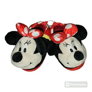 3/$30 New Disney Minnie Mouse Bowtique Slippers Theme Park House Shoes